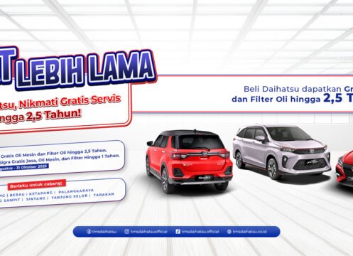 Daihatsu Gratis Servis 2,5 tahun